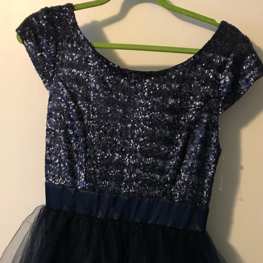 Deep Blue/Indigo Sequined Dress